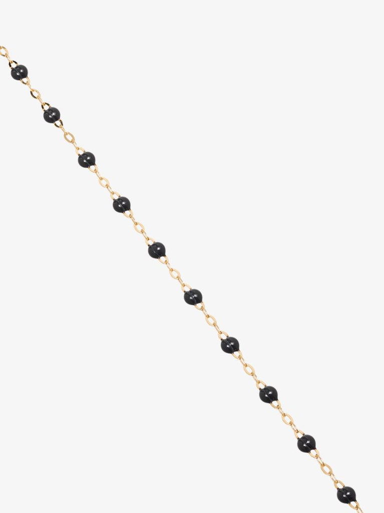 18k Yellow Gold 42 Cm Beaded Necklace