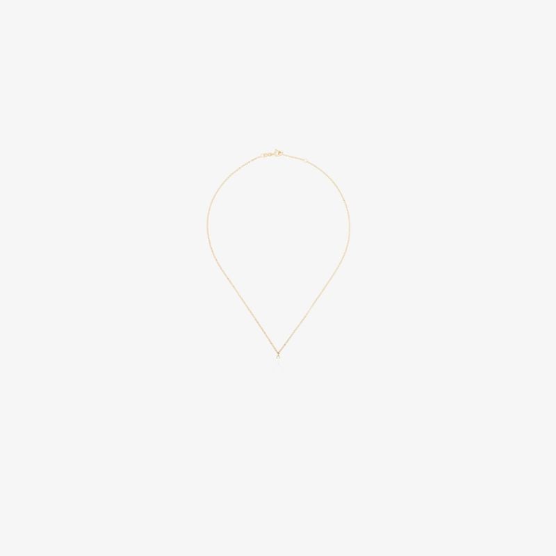 18k Yellow Gold Diamond Necklace