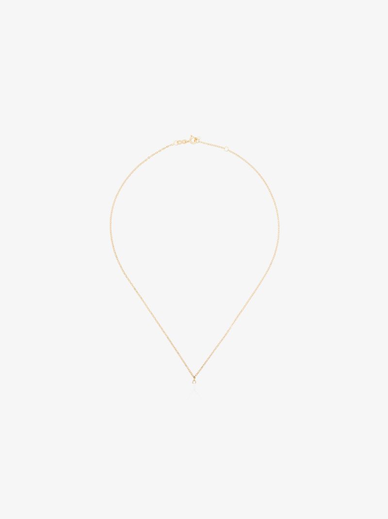 18k Yellow Gold Diamond Necklace