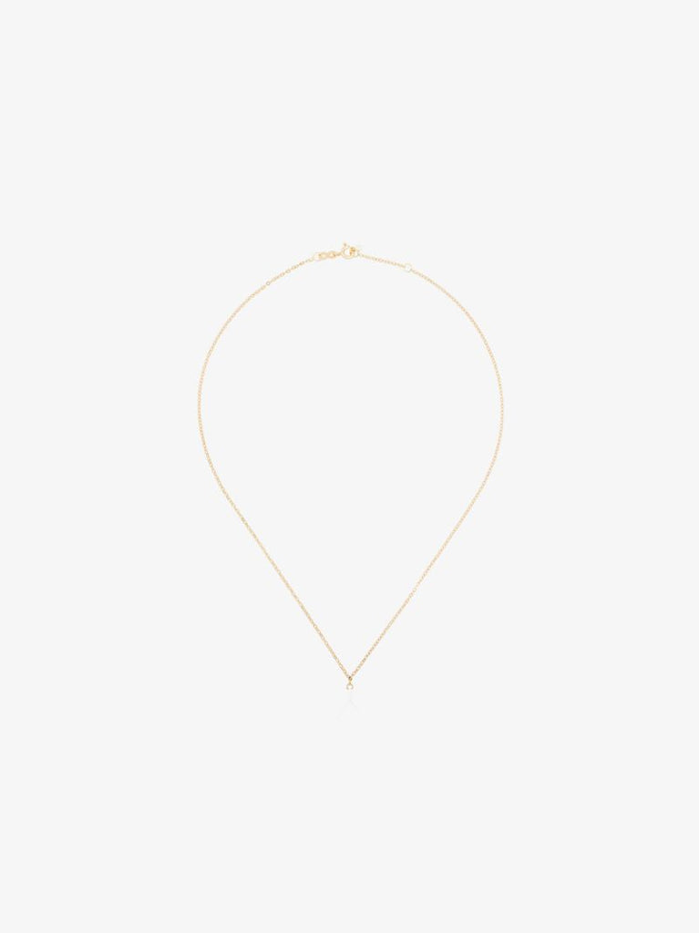18k Yellow Gold Diamond Necklace