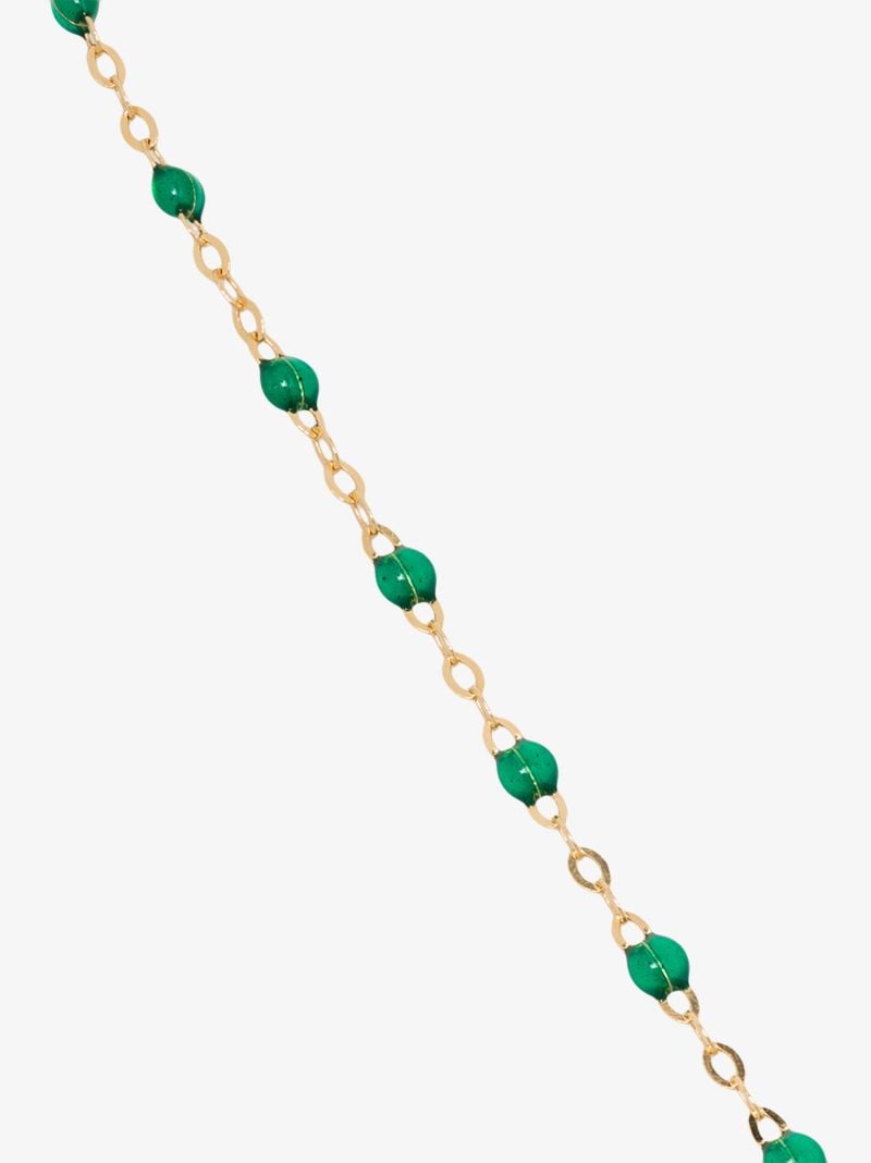 18k Yellow Gold Beaded Necklace
