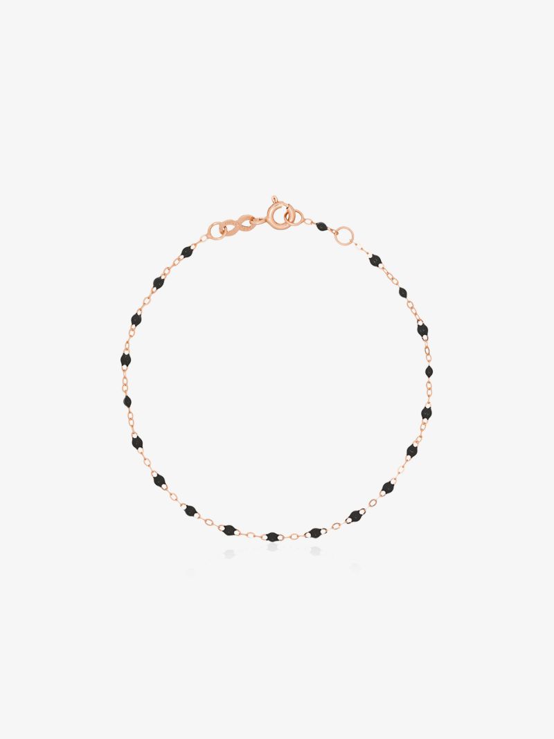 18k Rose Gold Beaded Bracelet