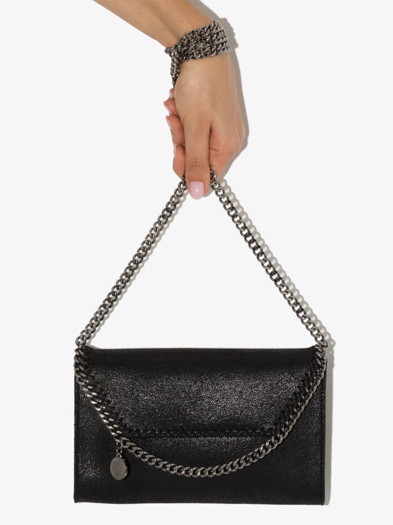 Black Falabella Mini Cross Body Bag