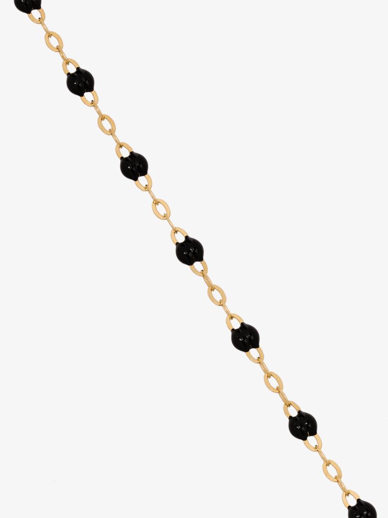 18k Yellow Gold Beaded Necklace