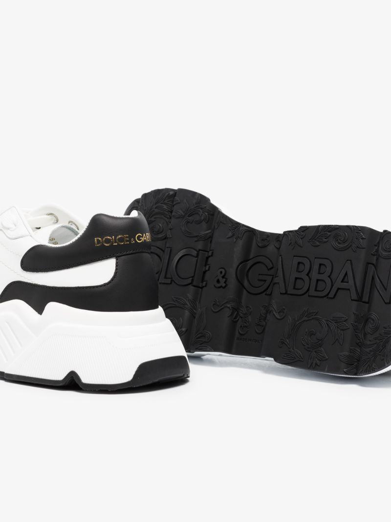 White Daymaster Leather Sneakers