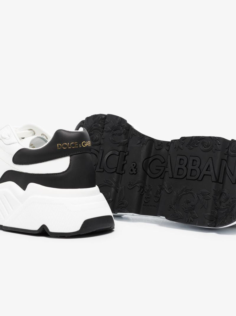 White Daymaster Leather Sneakers