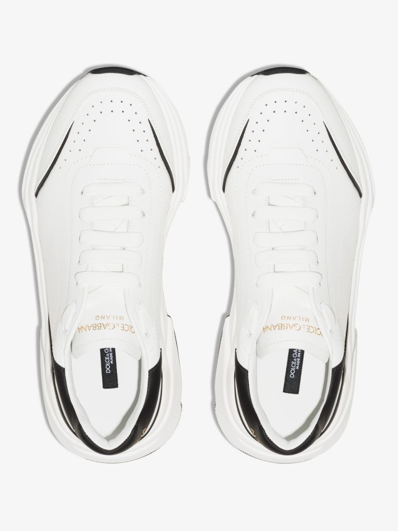 White Daymaster Leather Sneakers