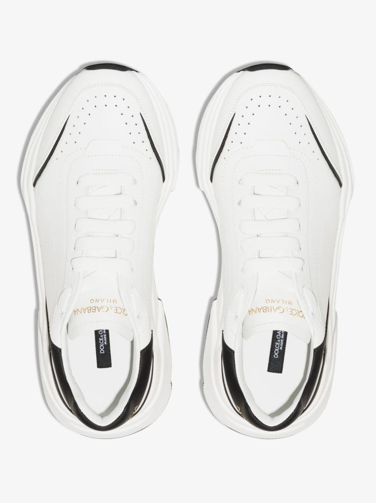 White Daymaster Leather Sneakers