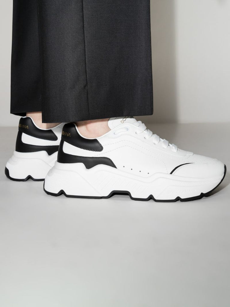 White Daymaster Leather Sneakers