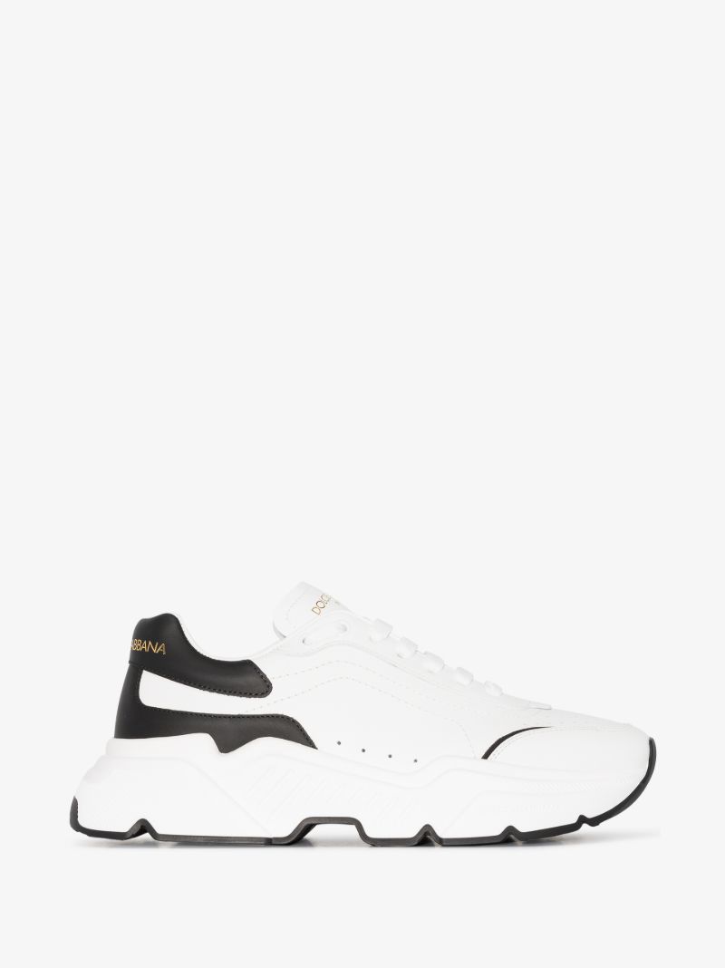 White Daymaster Leather Sneakers
