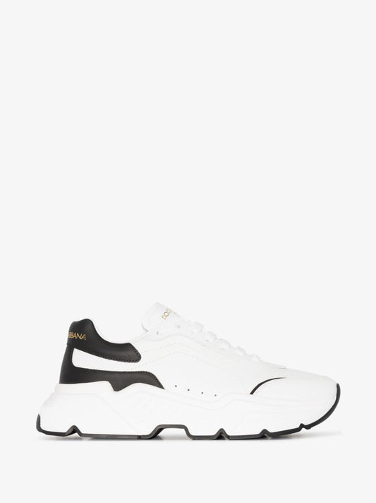 White Daymaster Leather Sneakers