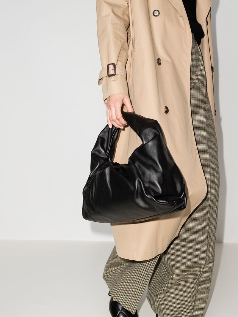 Black the Shoulder Pouch Leather Bag