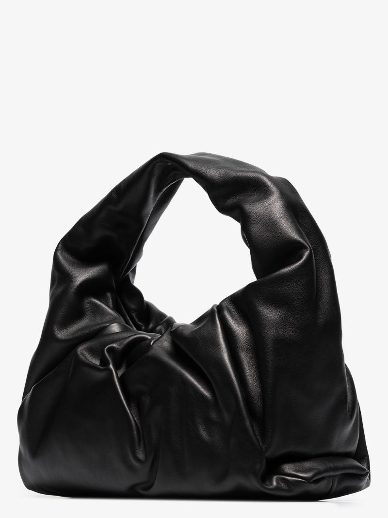 Black the Shoulder Pouch Leather Bag
