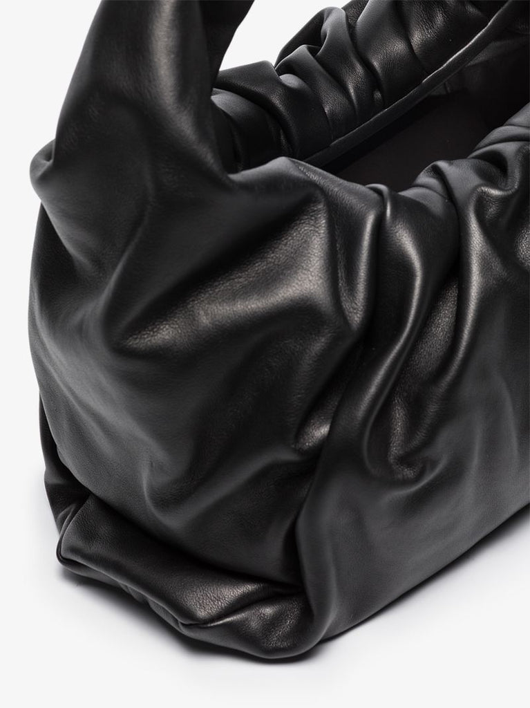 Black the Shoulder Pouch Leather Bag
