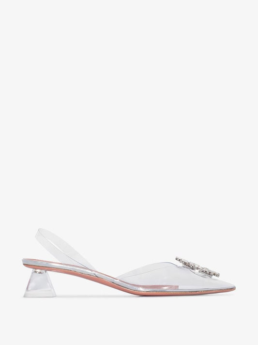 Clear Begum 40 Pvc Crystal Pumps