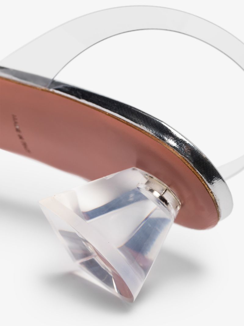 Clear Begum 40 Pvc Crystal Pumps
