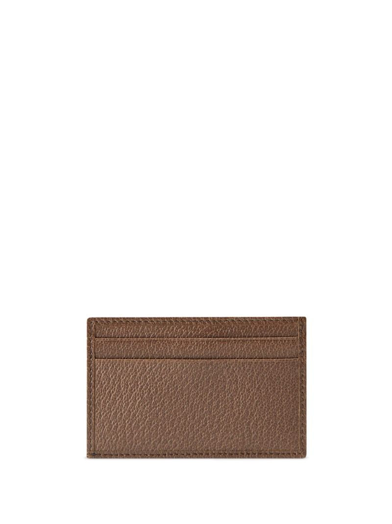 Brown Ophidia Gg Card Holder