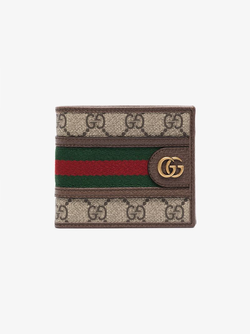 Brown Ophidia Bifold Wallet