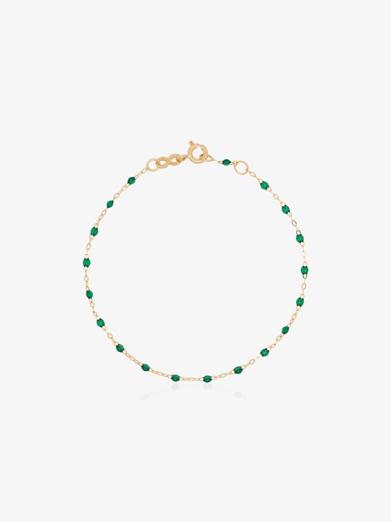 18k Yellow Gold Beaded Bracelet
