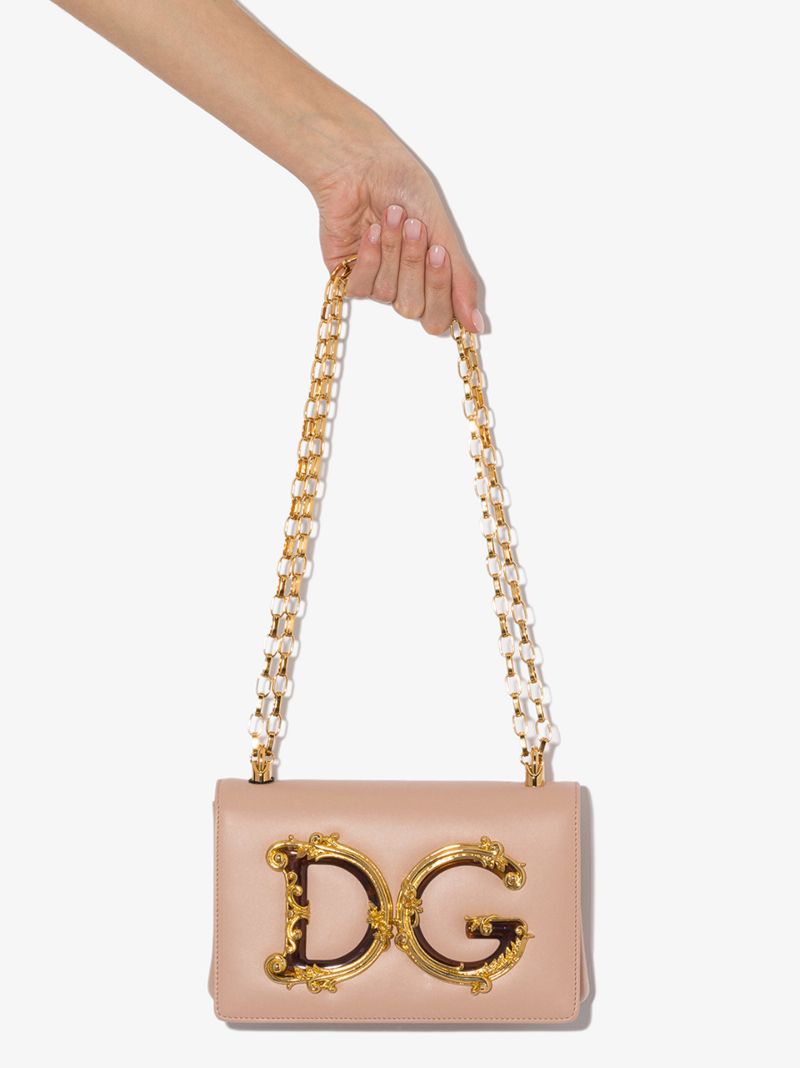 Dolce Dg Girl Baroque Logo Shldr Bg
