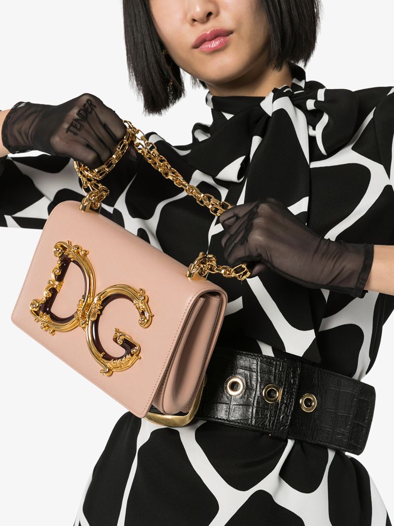 Dolce Dg Girl Baroque Logo Shldr Bg
