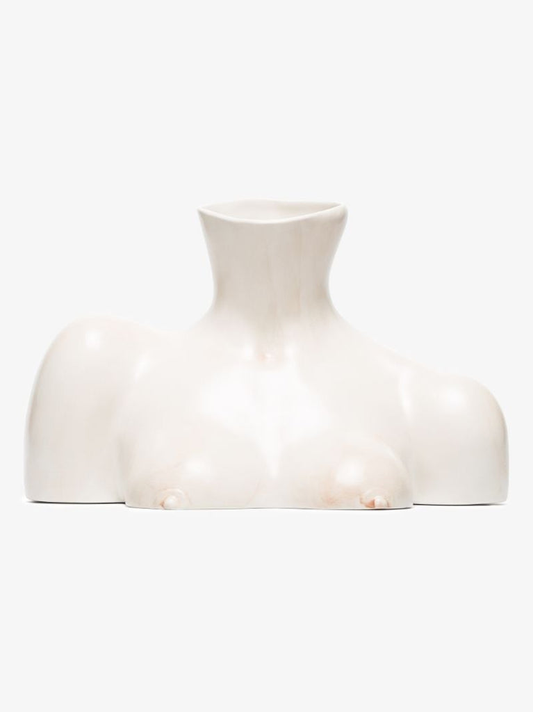 Neutral Breast Friend Earthenware Vase