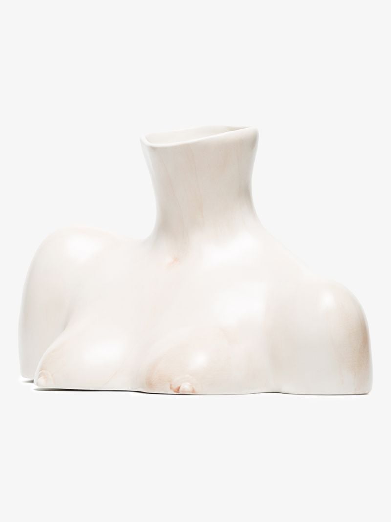 Neutral Breast Friend Earthenware Vase