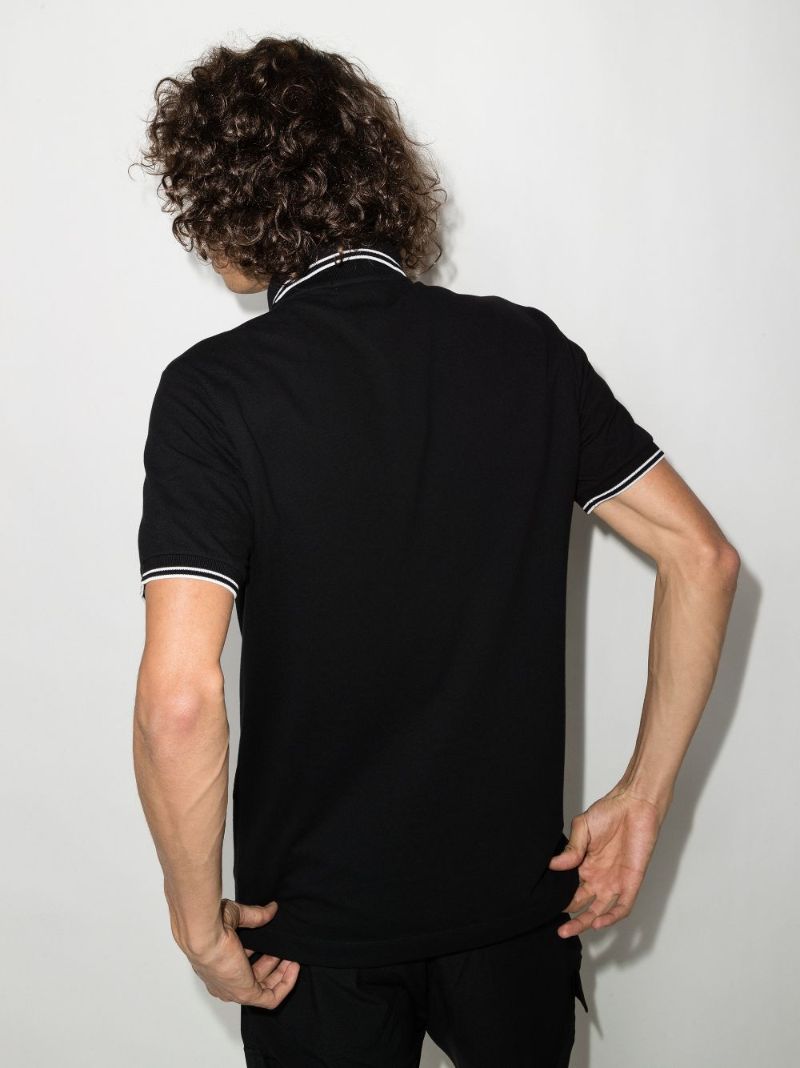Trimmed Cotton Polo Shirt