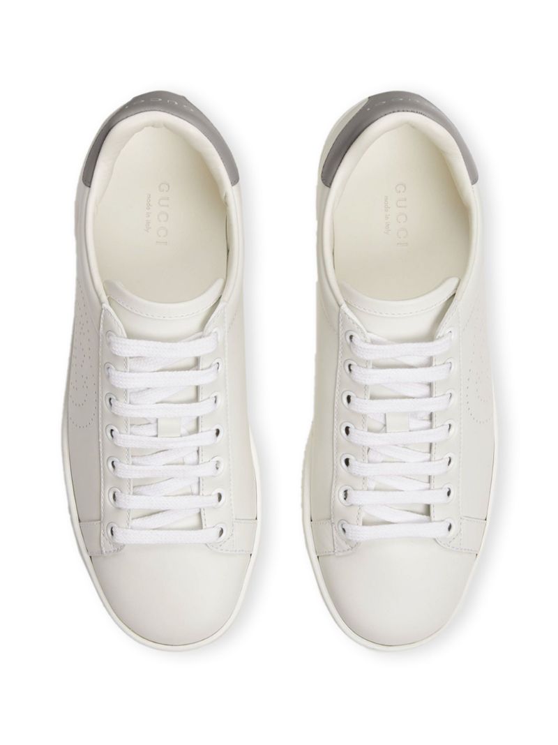 White New Ace Leather Sneakers