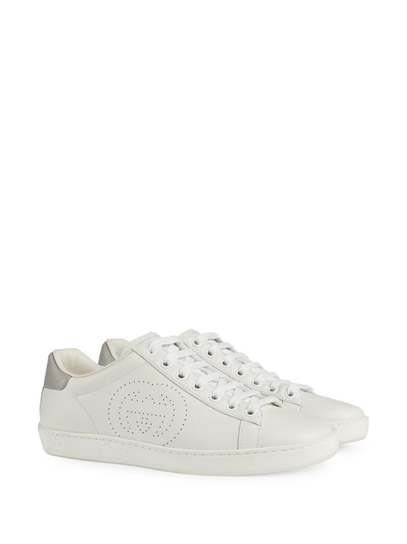 White New Ace Leather Sneakers