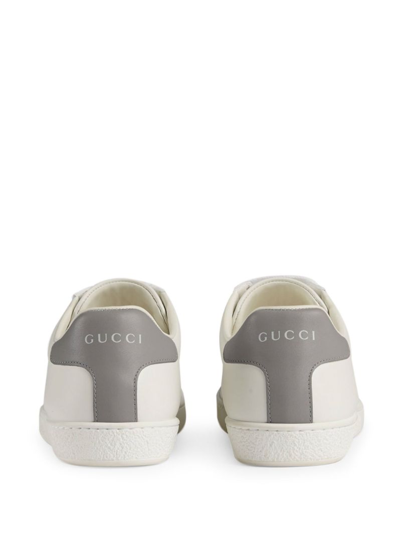 White New Ace Leather Sneakers