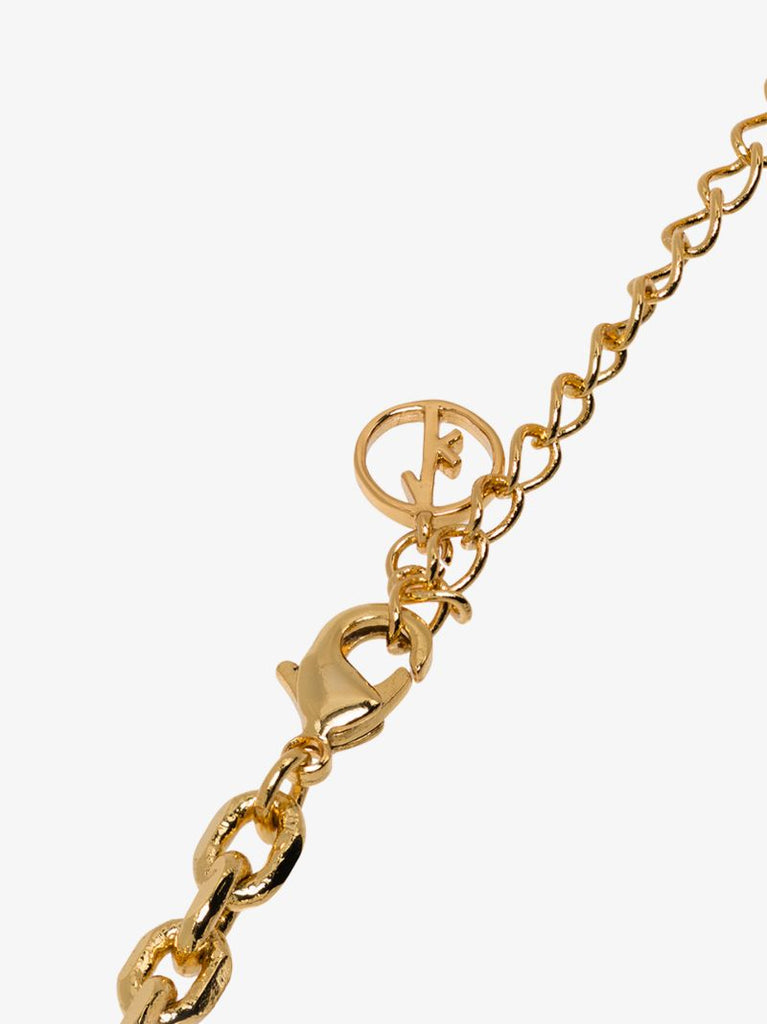 Gold-plated Duel Pearl Necklace