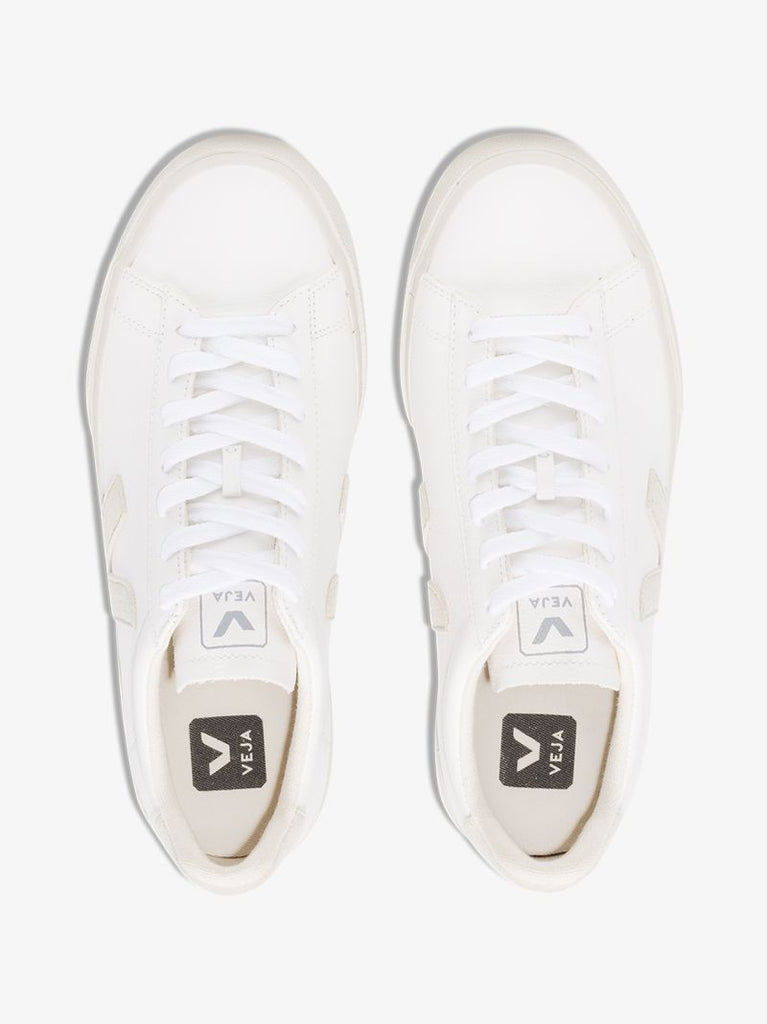 White Campo Low Top Sneakers