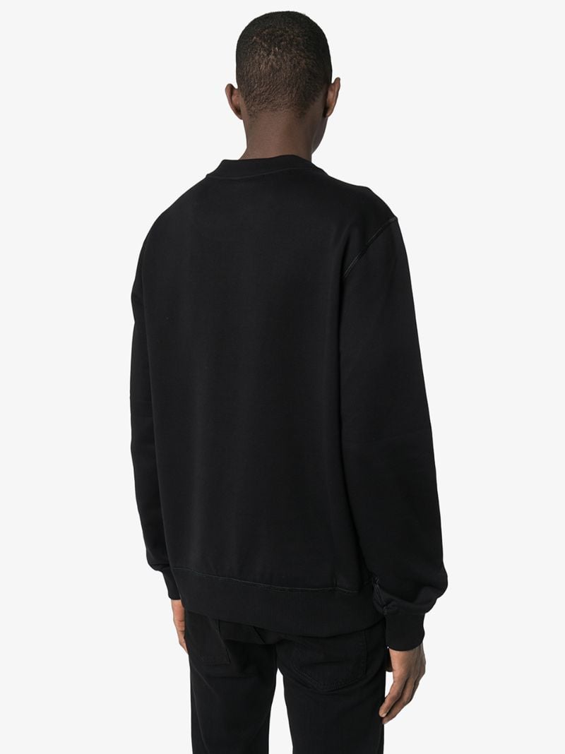 Black Logo Plaque Sweater