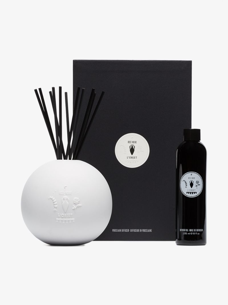 Rose Noir Porcelain Diffuser Set