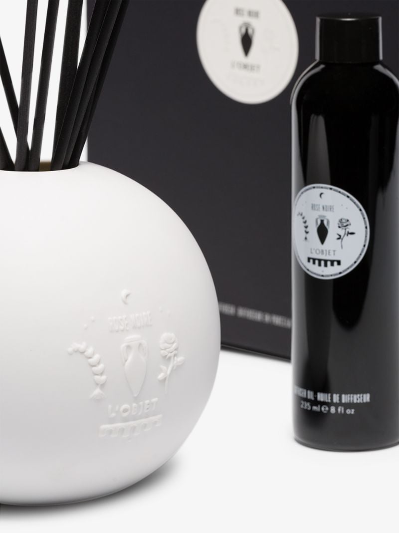 Rose Noir Porcelain Diffuser Set