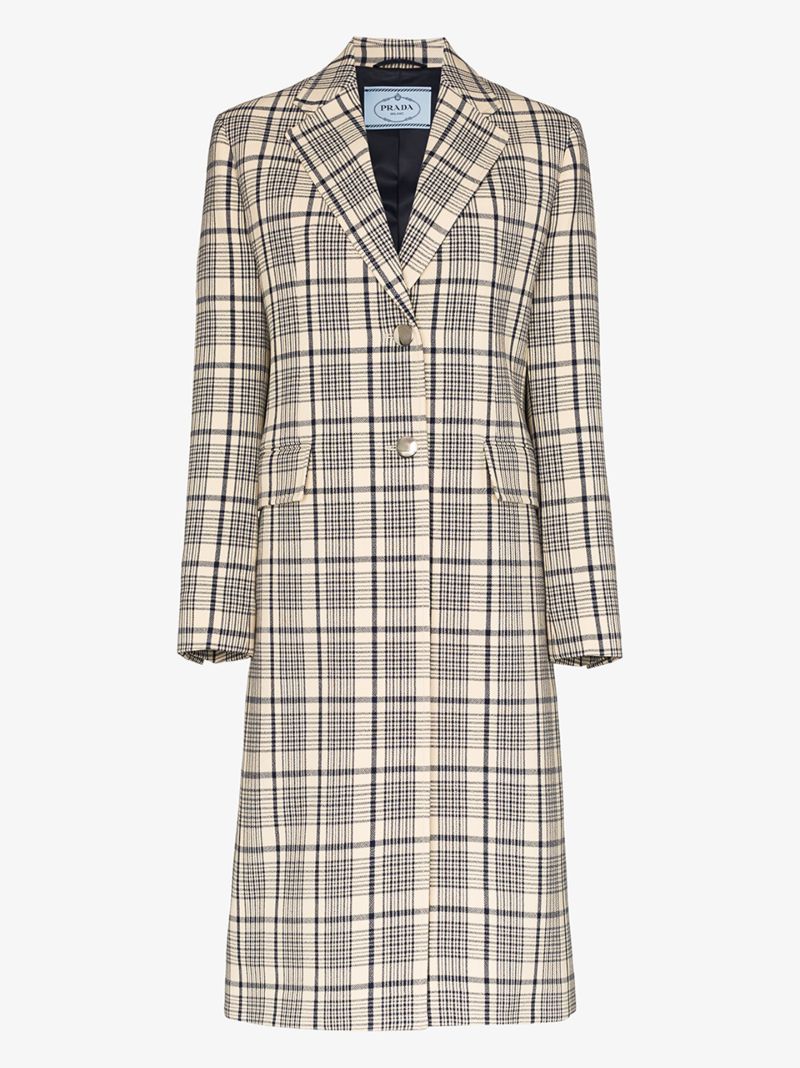 Double-breasted Gabardine Wool Coat