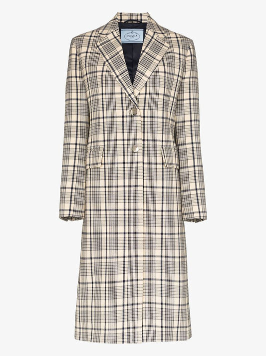 Double-breasted Gabardine Wool Coat