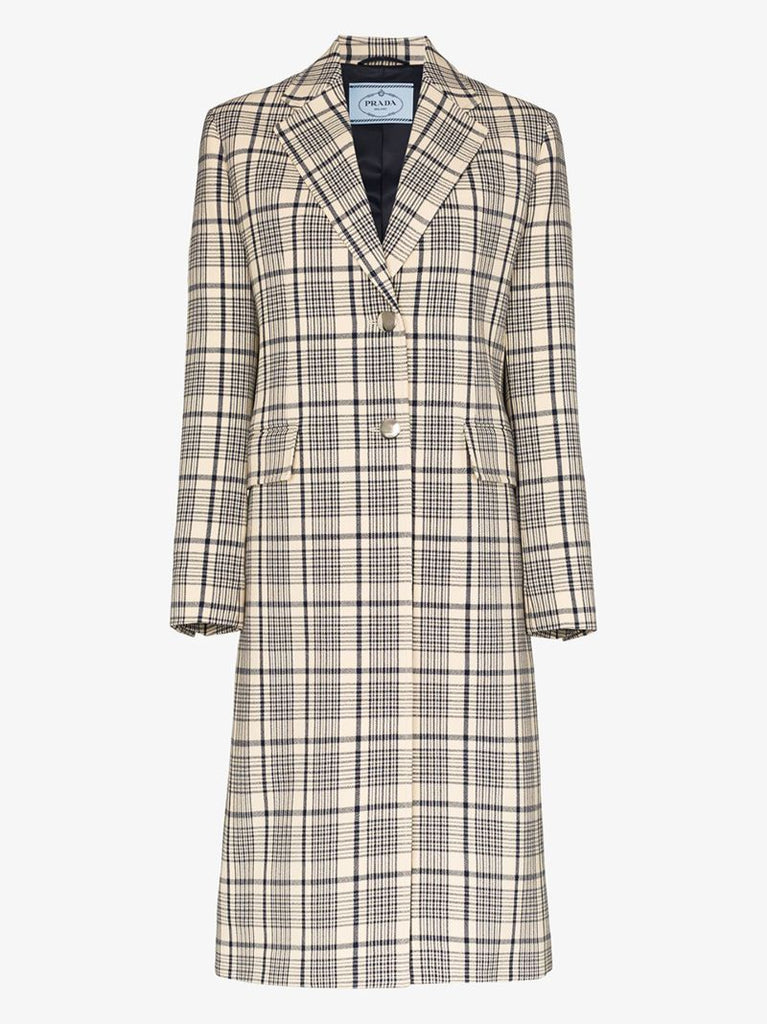 Double-breasted Gabardine Wool Coat
