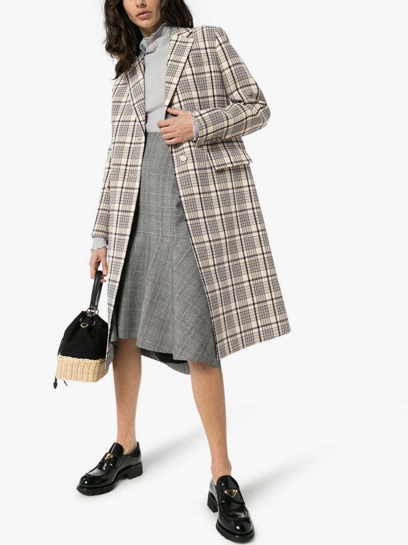 Double-breasted Gabardine Wool Coat