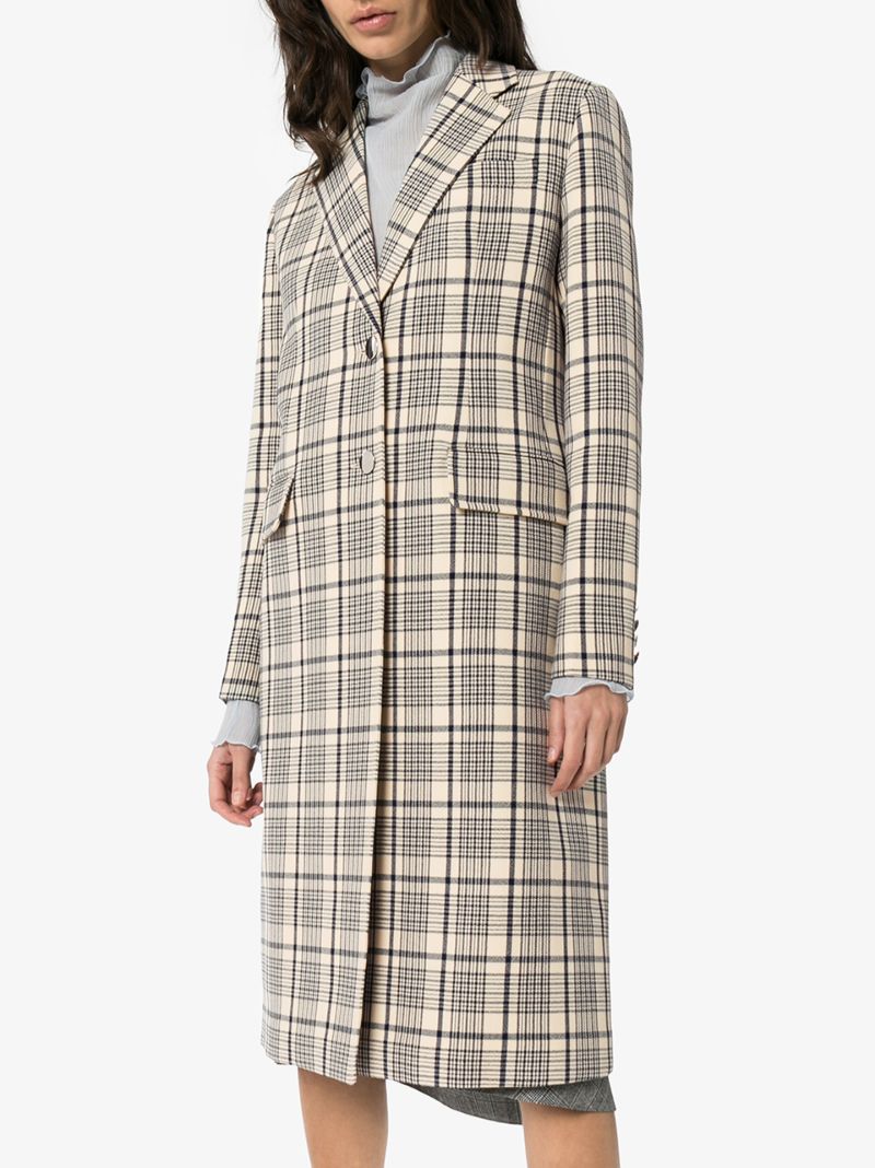 Double-breasted Gabardine Wool Coat