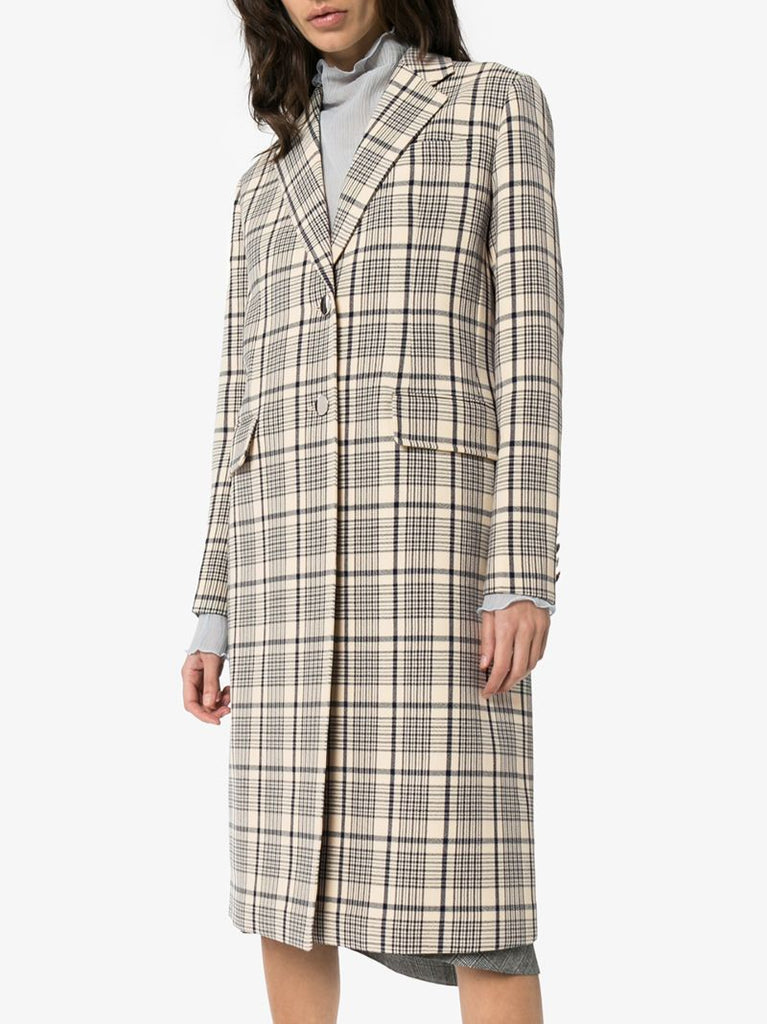 Double-breasted Gabardine Wool Coat