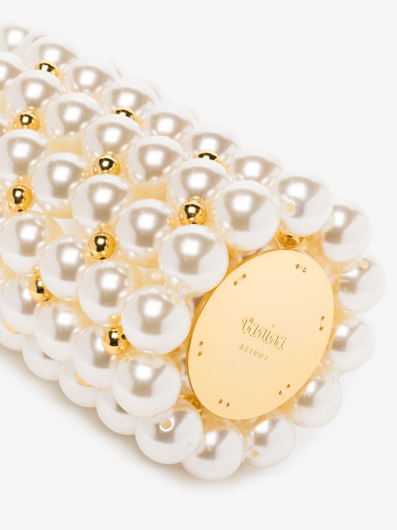 White Comino Pearl Mini Bag