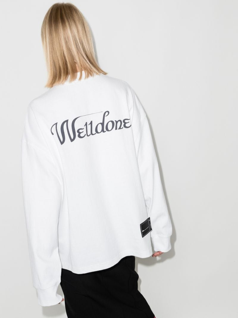 Logo Print Cotton Sweatshirt