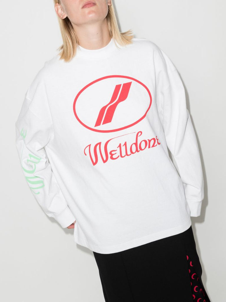 Logo Print Cotton Sweatshirt