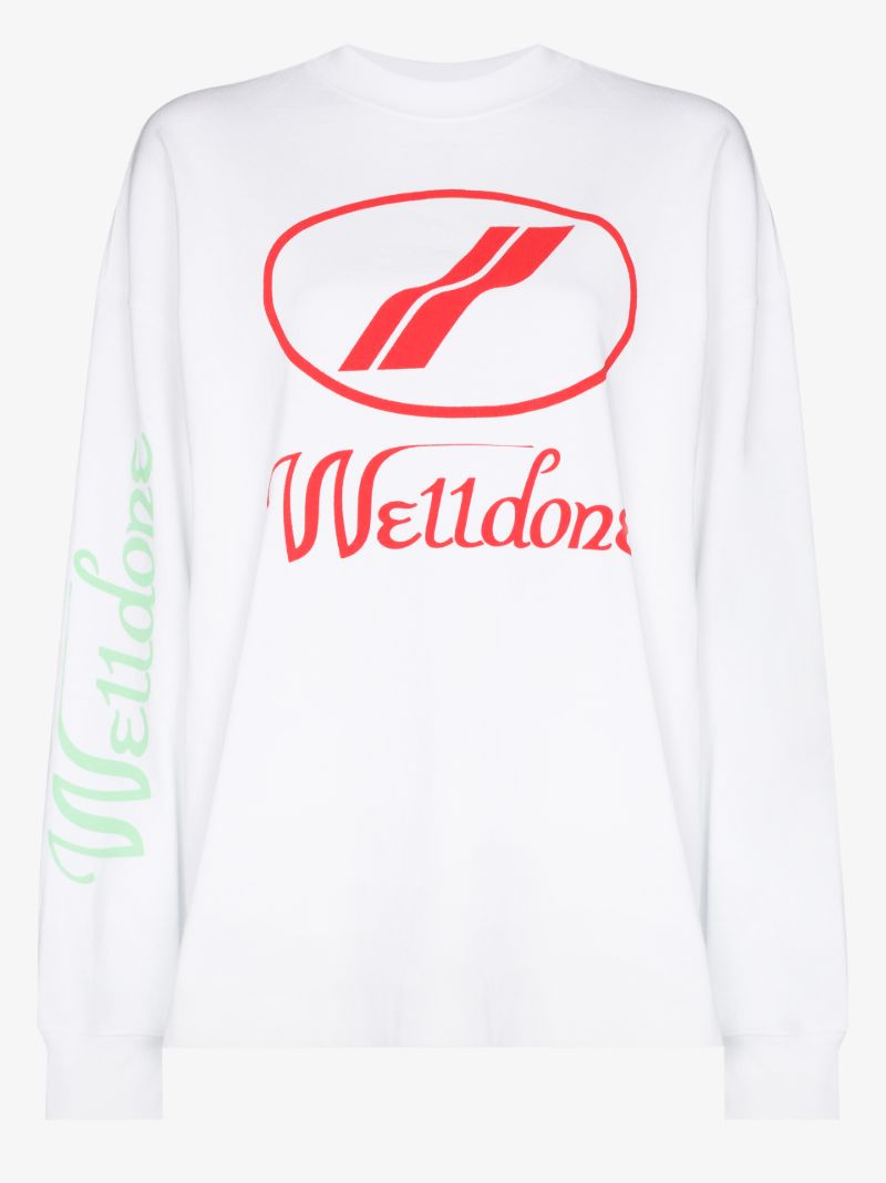 Logo Print Cotton Sweatshirt