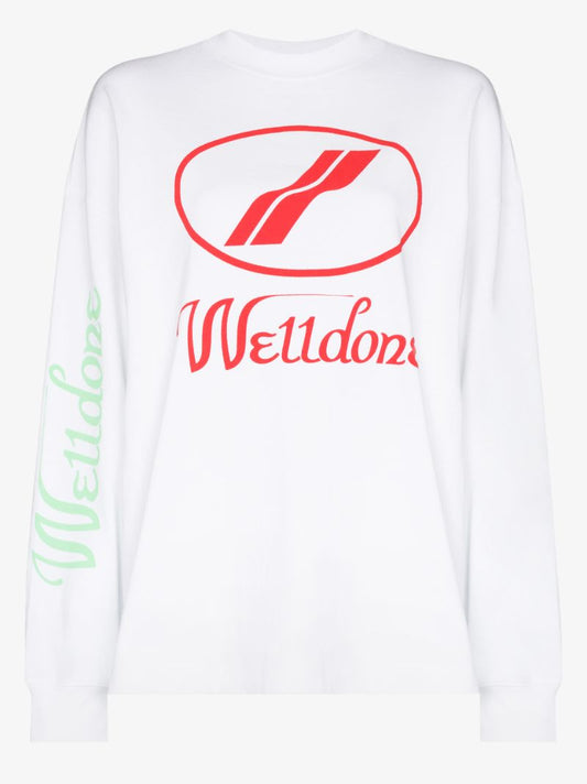 Logo Print Cotton Sweatshirt