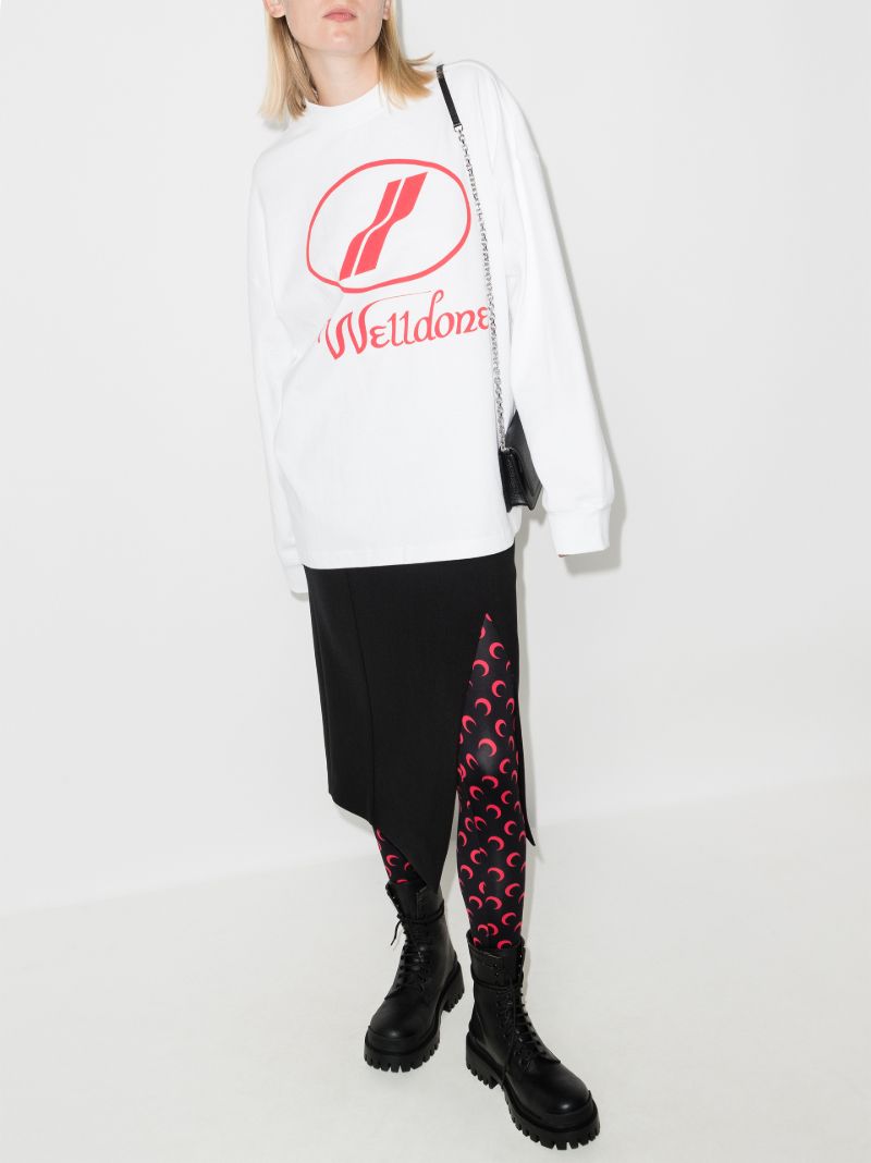Logo Print Cotton Sweatshirt