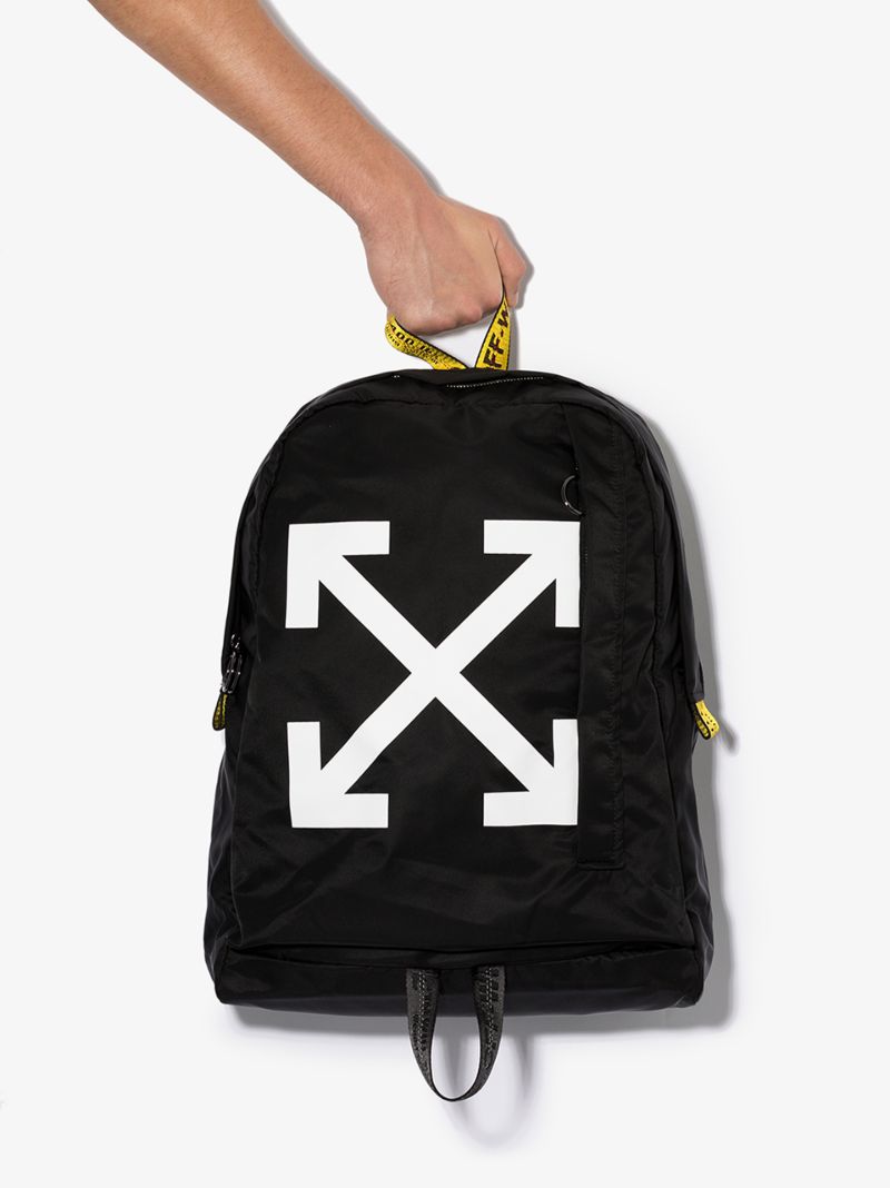Black Arrow Print Backpack