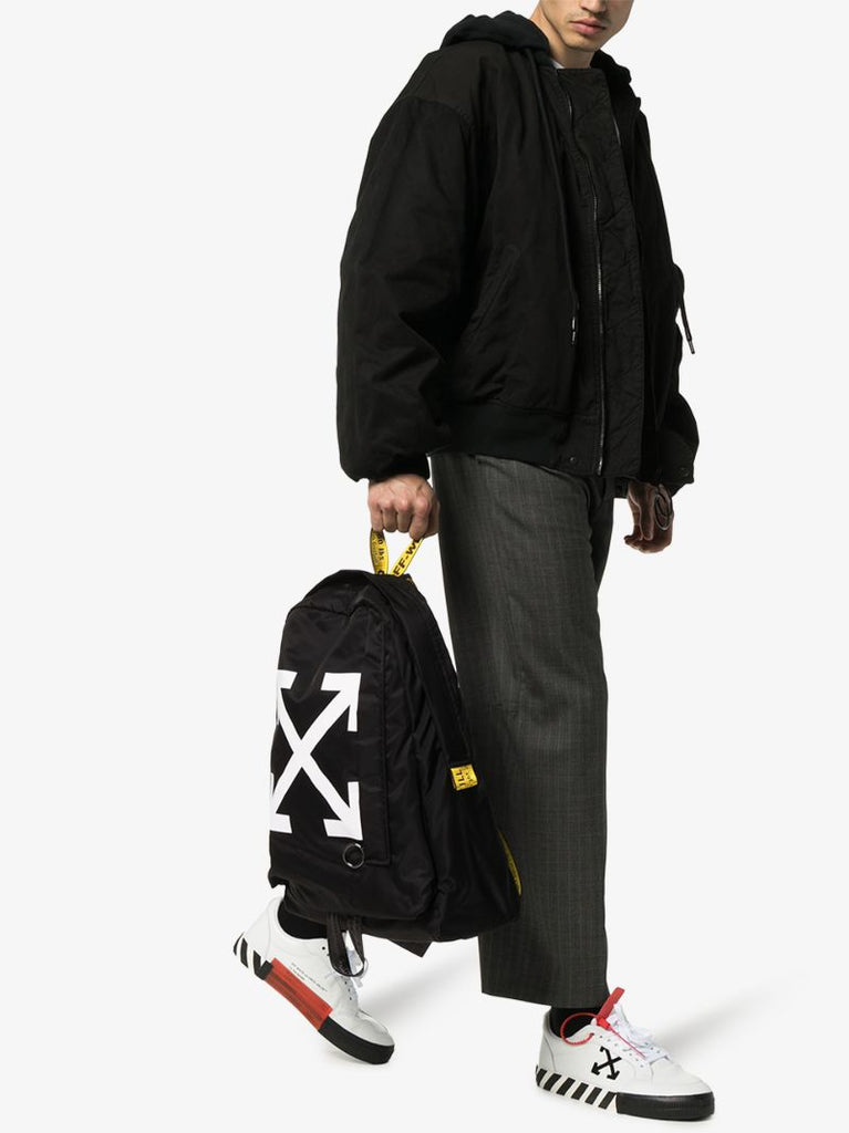 Black Arrow Print Backpack